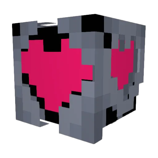 DaRawBanana Minecraft avatar head, 3D render