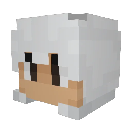 DaRealAdolf Minecraft avatar head, 3D render