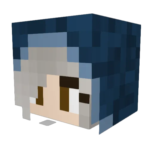 DaRealAwsmeAndrw Minecraft avatar head, 3D render