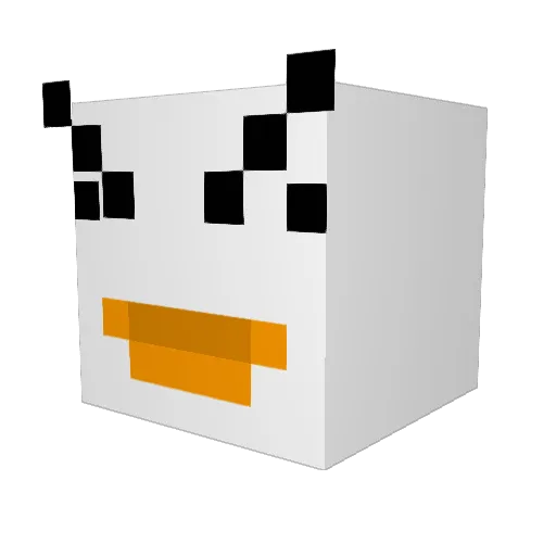 DaRealGooseboi Minecraft avatar head, 3D render