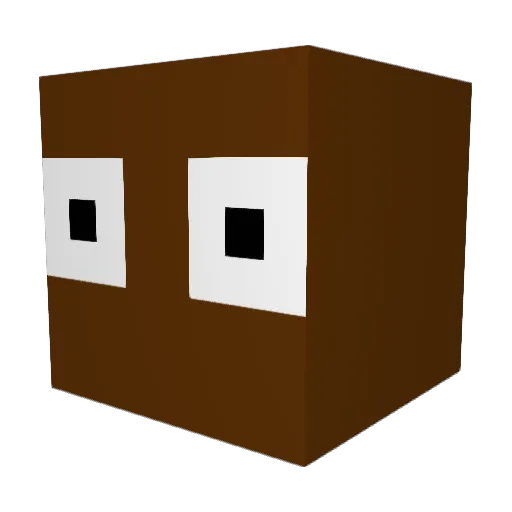 DaRealJC1877 Minecraft avatar head, 3D render