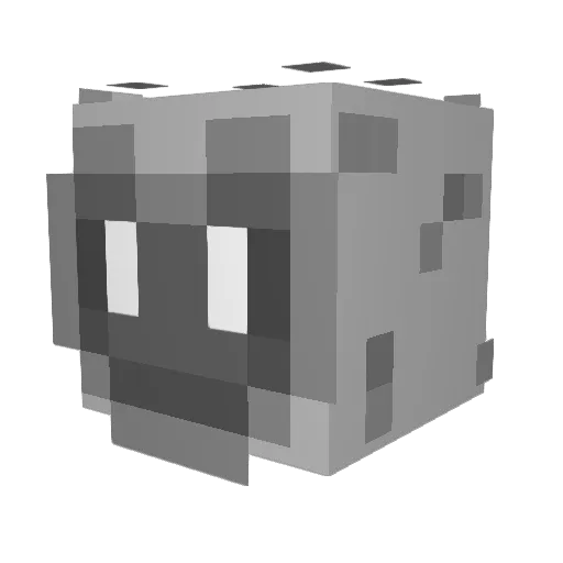 DaReal_DanyVr Minecraft avatar head, 3D render