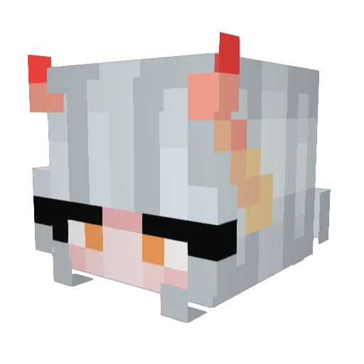 DaRk_InFiNiTy_ Minecraft avatar head, 3D render