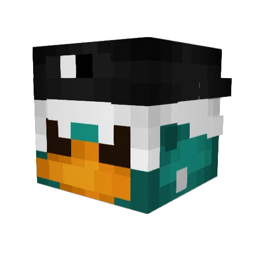 DaRk_OrBiT_ElItE Minecraft avatar head, 3D render