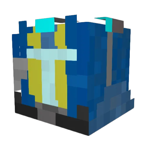 DaSpicyPilot Minecraft avatar head, 3D render