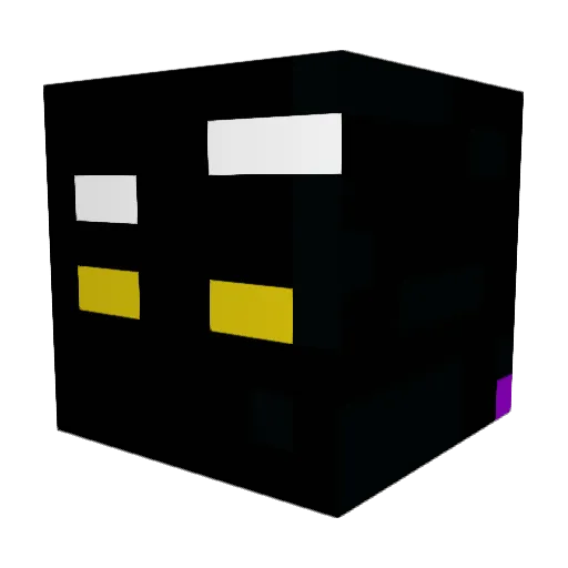 DaTechMaster Minecraft avatar head, 3D render