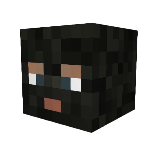 DaVincis_Pinsel Minecraft avatar head, 3D render