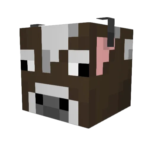 DaVkend Minecraft avatar head, 3D render