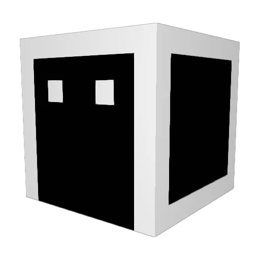 DaWei25 Minecraft avatar head, 3D render