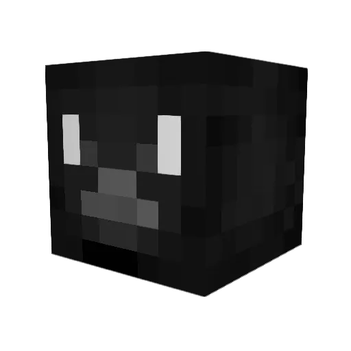 DaX_vs Minecraft avatar head, 3D render
