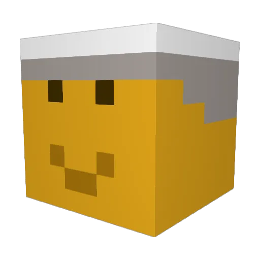 DaZi952 Minecraft avatar head, 3D render