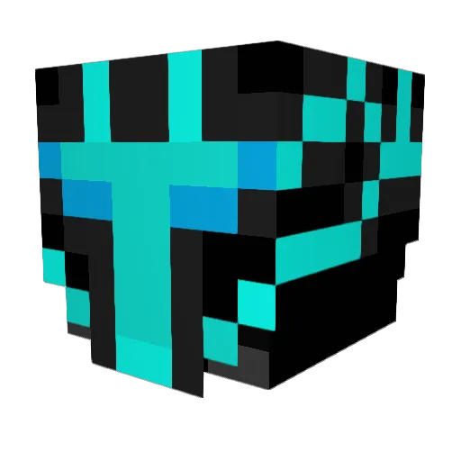Da_Admin Minecraft avatar head, 3D render