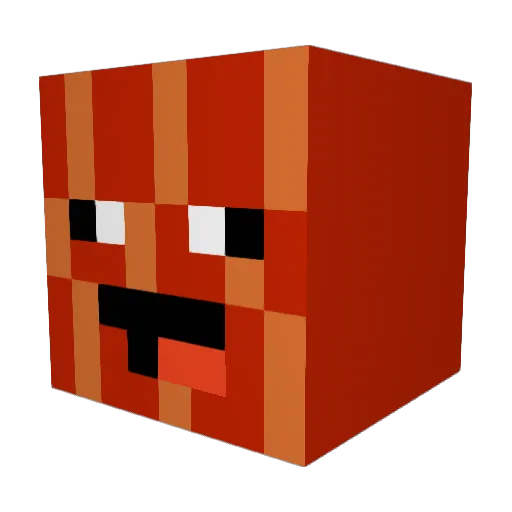 Da_Baconator87 Minecraft avatar head, 3D render