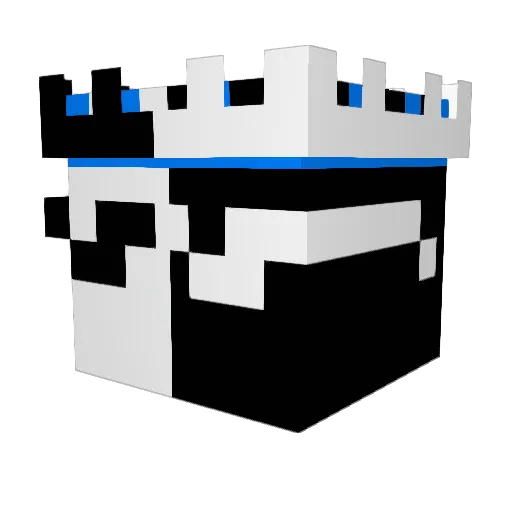 Da_Balkan Minecraft avatar head, 3D render