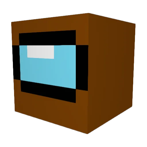Da_Cab Minecraft avatar head, 3D render