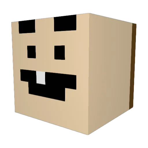 Da_Duckgod Minecraft avatar head, 3D render