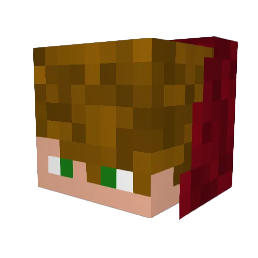 Da_LeitnerBua Minecraft avatar head, 3D render