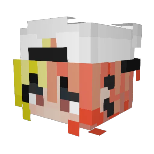 Da_Lizard Minecraft avatar head, 3D render