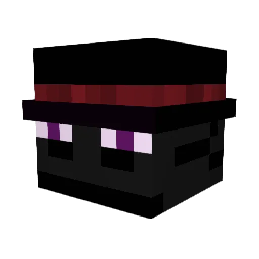 Da_Meeper Minecraft avatar head, 3D render