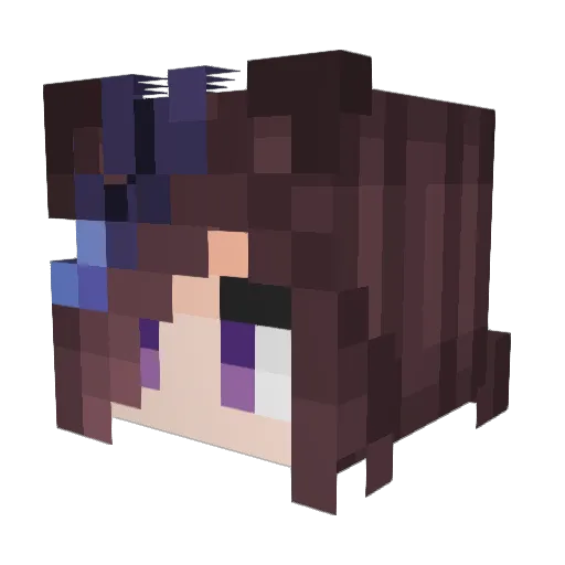 Da_Muffz Minecraft avatar head, 3D render