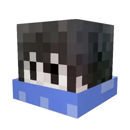 Da_Sha_Zi Minecraft avatar head, 3D render
