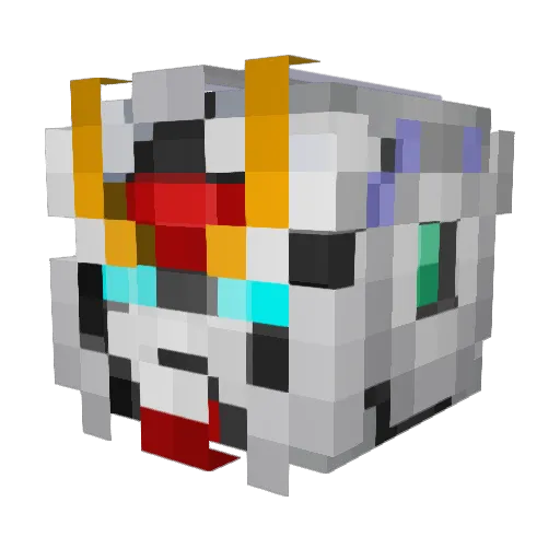 Da_Sid Minecraft avatar head, 3D render