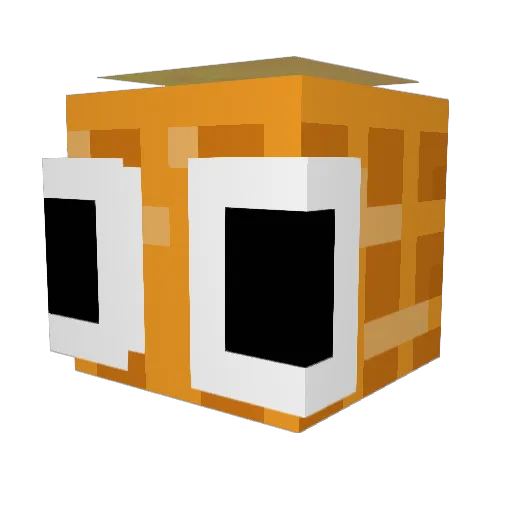 Da_WaFFFle Minecraft avatar head, 3D render