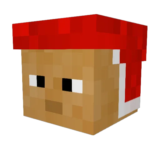 Da_Watcher Minecraft avatar head, 3D render