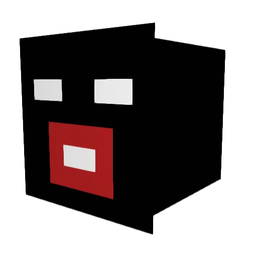 Da_Wok Minecraft avatar head, 3D render
