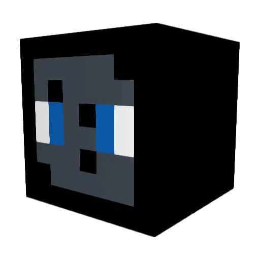 Da__Fox Minecraft avatar head, 3D render