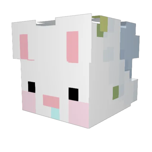 Da_joah Minecraft avatar head, 3D render