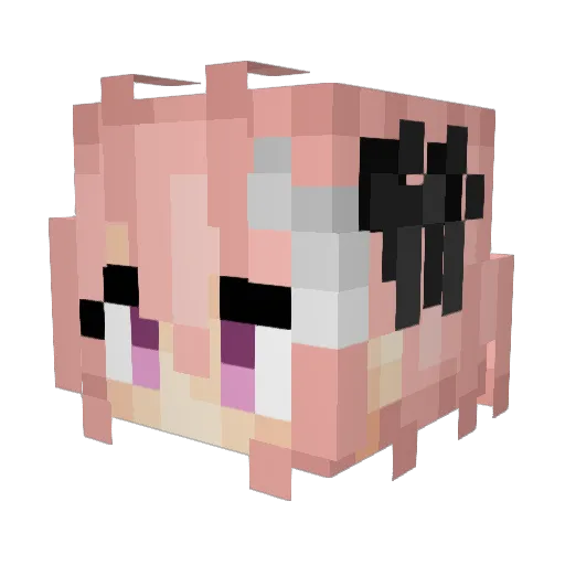 Da_proFet Minecraft avatar head, 3D render