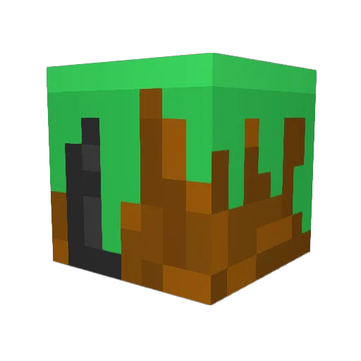 DaaFe Minecraft avatar head, 3D render