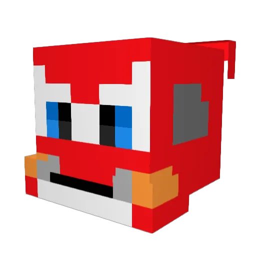 Daaaaann05 Minecraft avatar head, 3D render