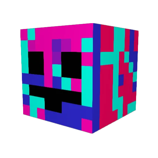 DaanBanaanGamer Minecraft avatar head, 3D render