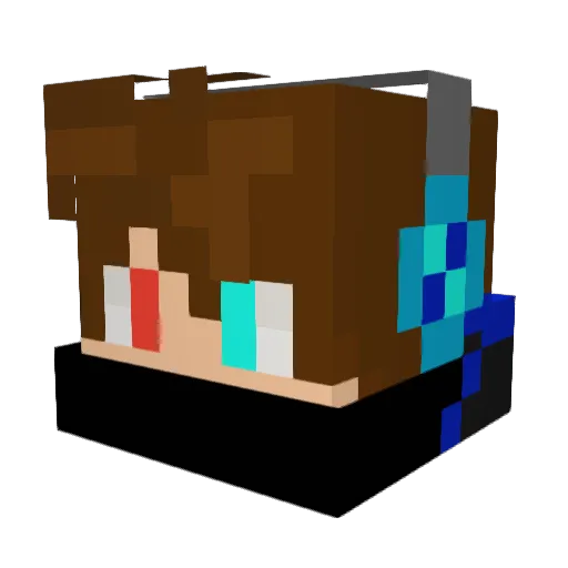 DaanD2006 Minecraft avatar head, 3D render