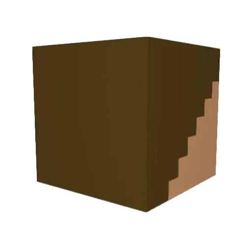 DaanDude Minecraft avatar head, 3D render