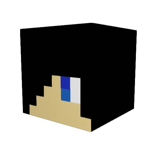 Daan_H Minecraft avatar head, 3D render