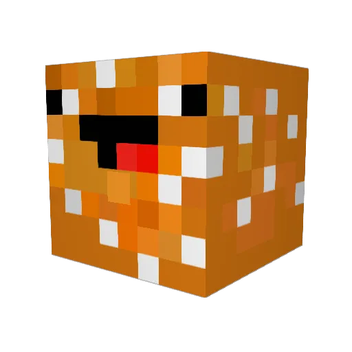 Daano888 Minecraft avatar head, 3D render