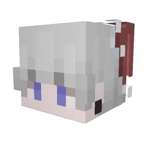 Daante_ Minecraft avatar head, 3D render