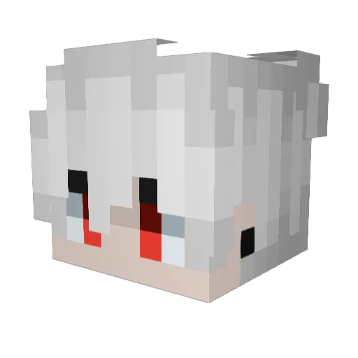 Daantis Minecraft avatar head, 3D render