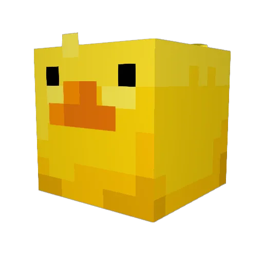 Daantjuh1244 Minecraft avatar head, 3D render