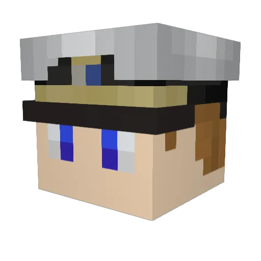 DabAnimal Minecraft avatar head, 3D render