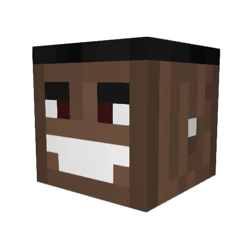 Dababy2ndaccount Minecraft avatar head, 3D render