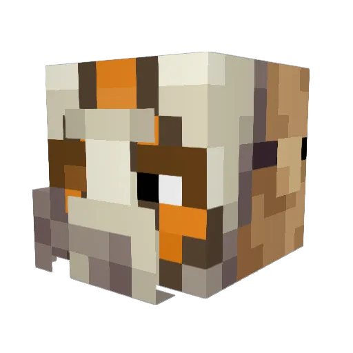 Dababy50 Minecraft avatar head, 3D render