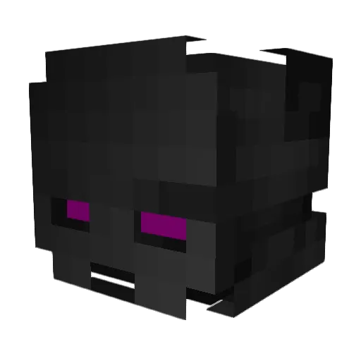 Dabberpillar Minecraft avatar head, 3D render