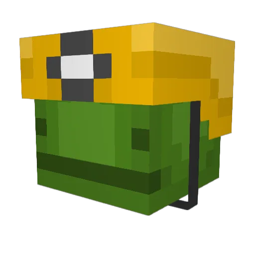 DabbingDonut Minecraft avatar head, 3D render
