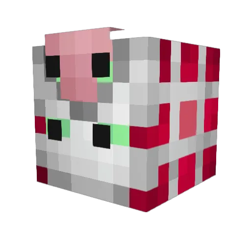 Dabears2244 Minecraft avatar head, 3D render