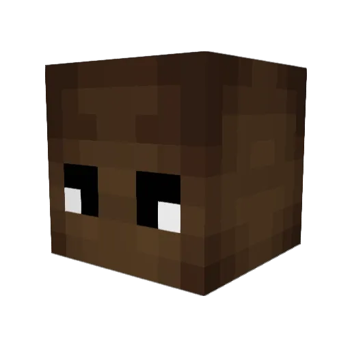 Dabeatnix Minecraft avatar head, 3D render