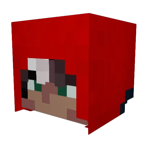 Dabest_KIRMA123 Minecraft avatar head, 3D render